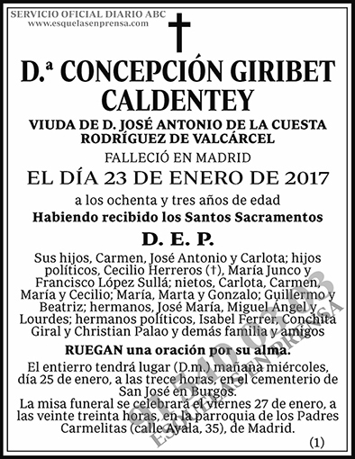 Concepción Giribet Caldentey